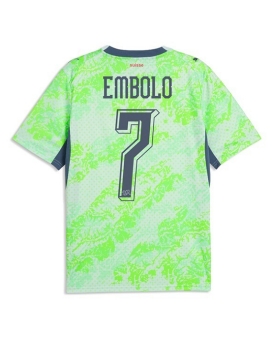 Billige Fotballdrakt Sveits Breel Embolo #7 Replika Bortedrakt VM 2026 Kortermet Billige Fotballdrakt Sveits Breel Embolo #7 Replika Bortedrakt VM 2026 Kortermet